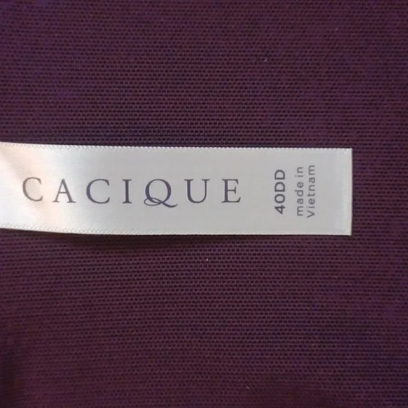 CACIQUE 40DD plum corcet adjustable straps - Picture 5 of 8